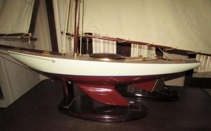 Vintage collectible sail boat