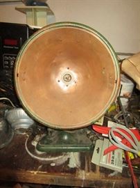 Vintage light, copper inside