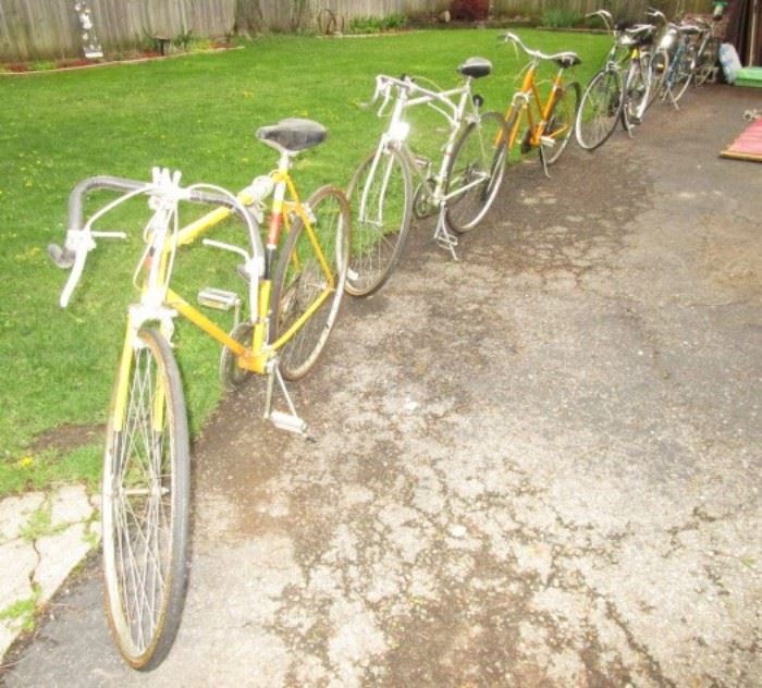 7 vintage bikes