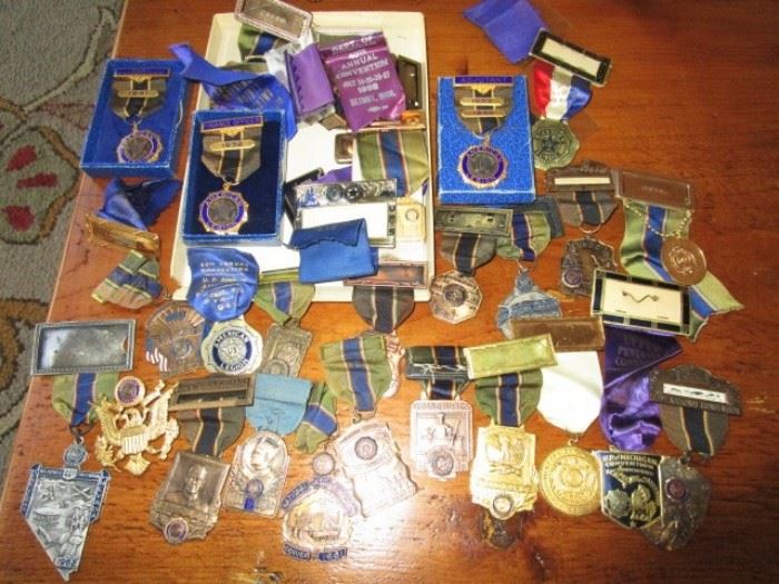 Collection of American Legion Medals