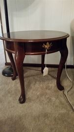 ONe of several Queen Anne accent end tables.