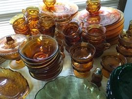 A large selection of Amber Glass
Much more than pictured!