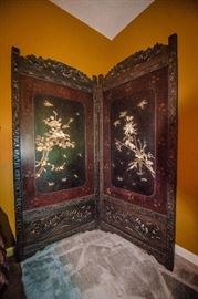 mother of pearl inlaid screen