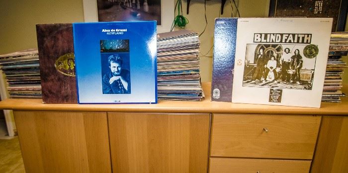 rock & roll, classical and jazz albums