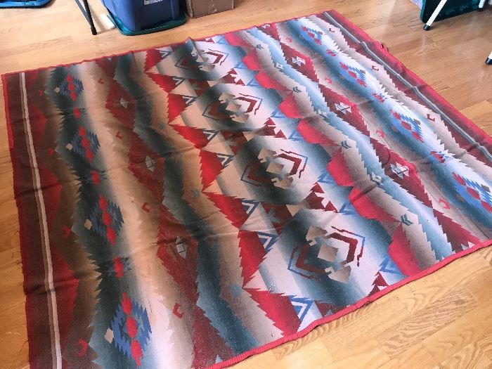 Vintage Native American woven blanket/throw