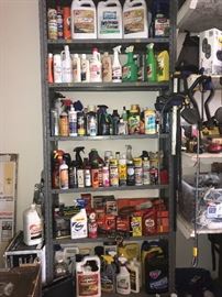 A large variety of garage chemicals, misc items every garage needs! 
