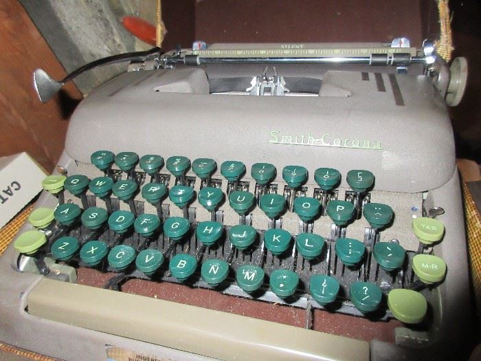 another of many vintage typewriters