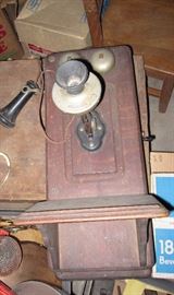 complete antique phone