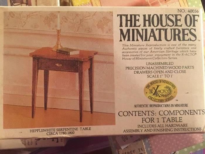 Doll houses, and furnture