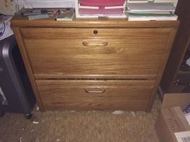 Solid oak office furnture