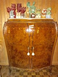 Prohibition 1920s Marquetry Bombay Cabinet