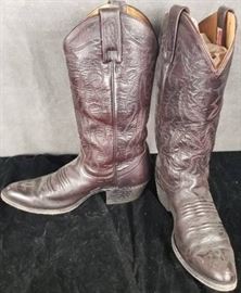 Size 8 1/2 D Men's Cowboy Western Boots Made in Te ...