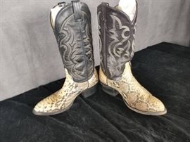 Tony Lama Size 8 EE Men's Cowboy Western Boots Sn ...