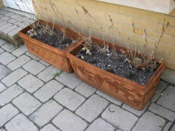 Clay planters