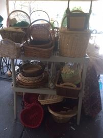 Lot's of Baskets, used for catering business