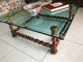 Gorgeous Heavy Glass Coffee Table