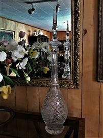 Huge Crystal Decanter
