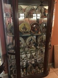 Gorgeous Large Lighted Display Cabinet