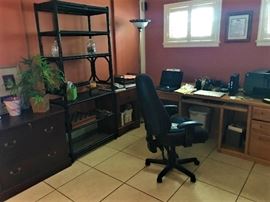 Large Black Bamboo Shelf