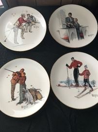 Summer Trout Dinner, Spring In His Spirit, Fall Careful Aim, Winter Ski Skills