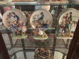 Norman Rockwell Four Seasons Spring Beguiling Buttercup, Summer Flying High, Fall A Scholarly Pace