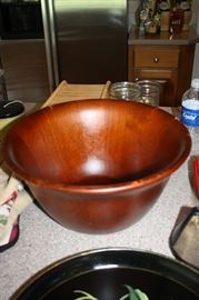 Great large wood bowl