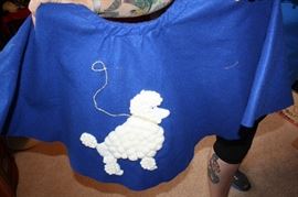 Handmade poodle skirt