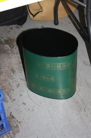Vintage garbage can
