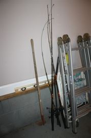 Fishing rod and reels