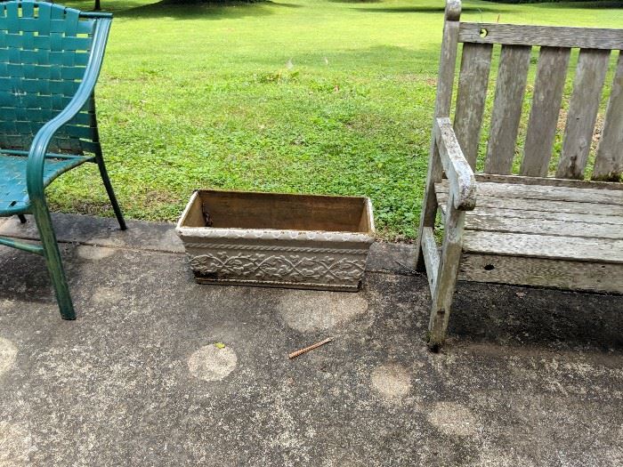 Concrete planter