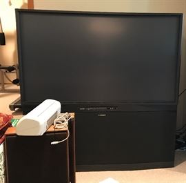 Large HD TV, high end vintage speakers