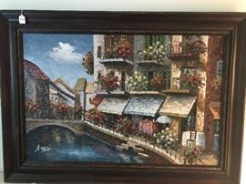 This is an acrylic painting