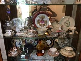Lots of collectibles from Rosenthal, Bjorn wiinblad, Limoges, etc.  