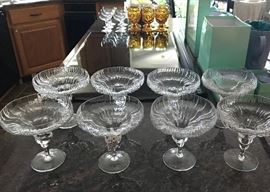 Rosenthal hand-blow glass margarita set