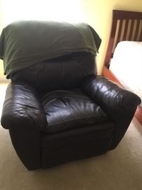 Leather style recliner