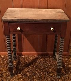 Antique Spindle Table / Desk 