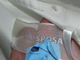 $9500 Custom Wedding Dress. Fits 5'-7" 130 pounds. $1200.00 Now !