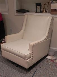 Mid Century modern rocking swivel sofa chair !