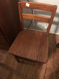 Solid Wood Child's Chair