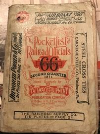 Pocketlist Railroad Officials