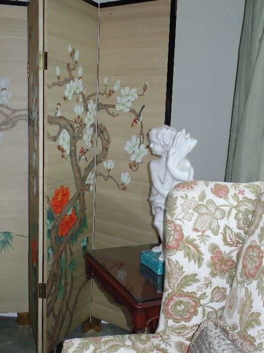 Other side of Oriental screen