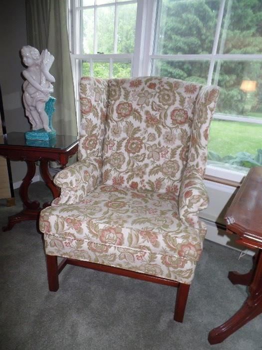  Wing back chair