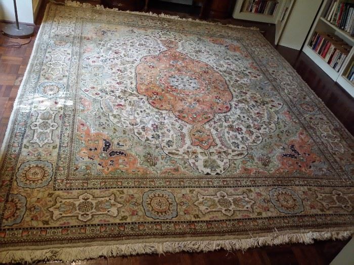 Vintage area rug, 9ft. 6in. X 8 ft.