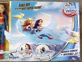 DC Super Hero Girls Wonder Woman with invisible jet