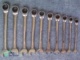Gearwrench ratcheting Wrench set