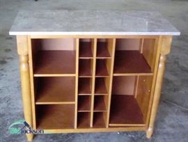 marbel top wine rack