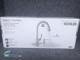 kholer Malleco Touchless Pull down Kitchen Faucet with dispenser