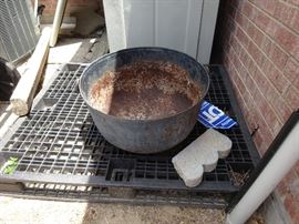 cast iron cauldron