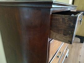 Antique English chest of drawers