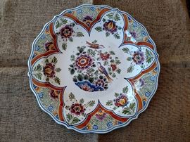 Delft hand painted charger 16 1/5 inches